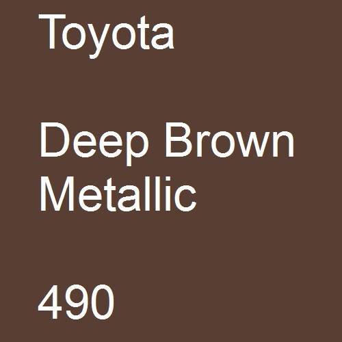 Toyota, Deep Brown Metallic, 490.